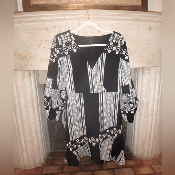 River Island | Dresses | River Island Black And White Patterned Womens Dress  | Poshmark
